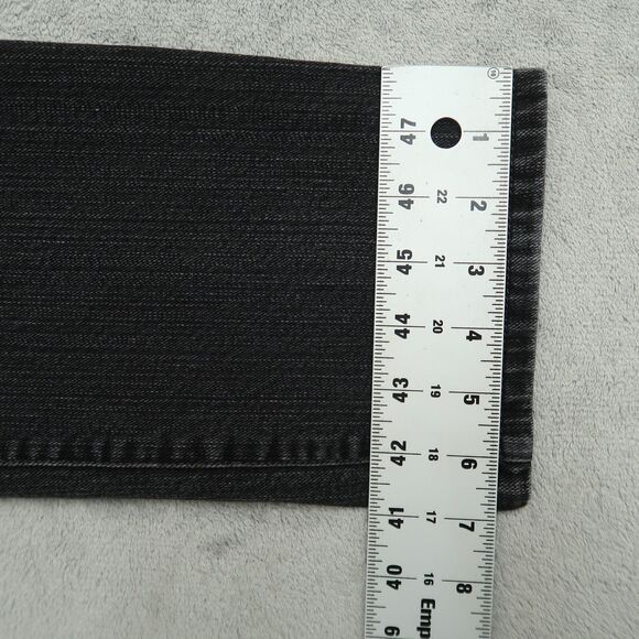 Chico's Platinum Jeans Women's 2 US-12 Short Gray Mid-Rise Slim Leg 27.5" Inseam - Picture 4 of 15